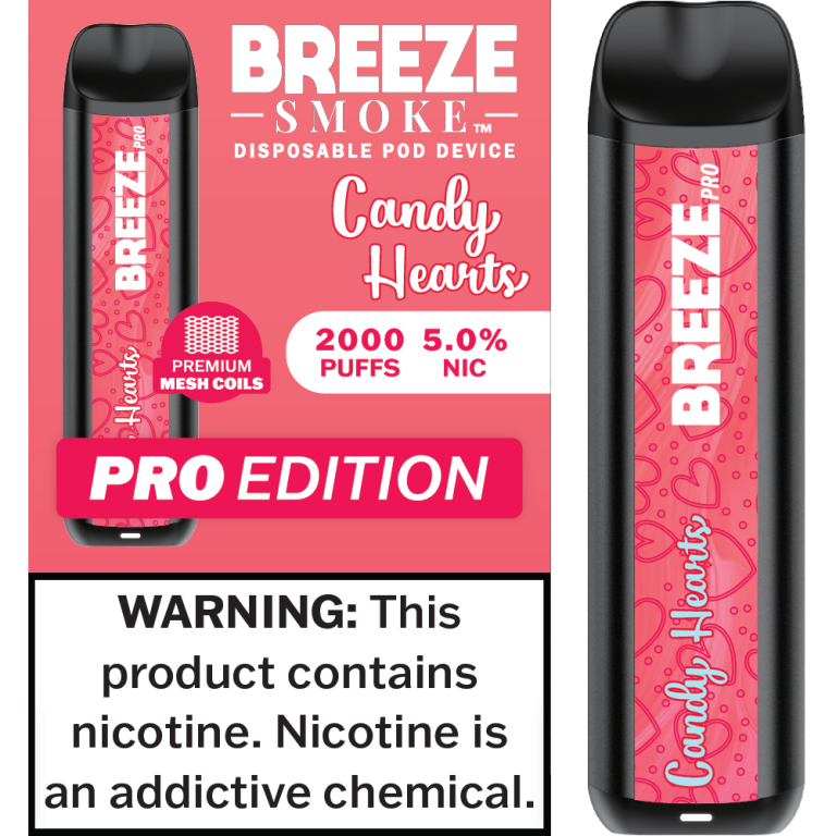 Breeze Plus Candy Hearts – Disposable Vape Flavors