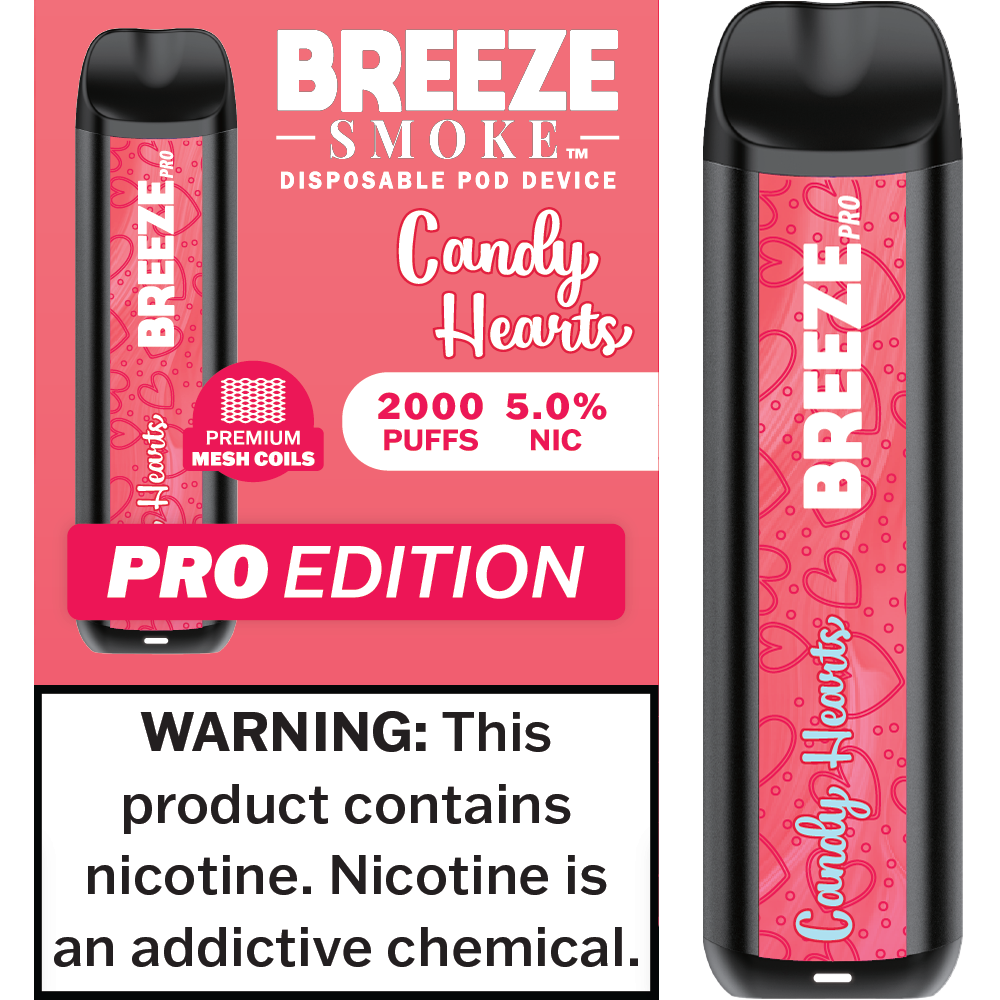 Breeze Plus Candy Hearts – Disposable Vape Flavors